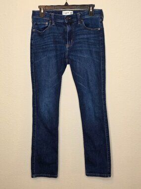 Abercrombie Kids Skinny Stretch Waist Denim Boys Jeans, Size 15/16 Regular